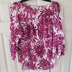 LOFT sheer blouse